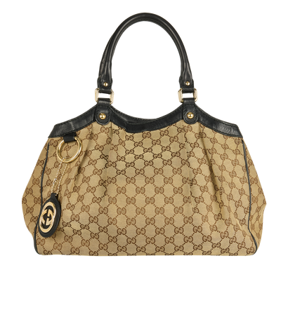 Sukey GG Tote, &pound;330, Handbags, Brown, Canvas, Front view